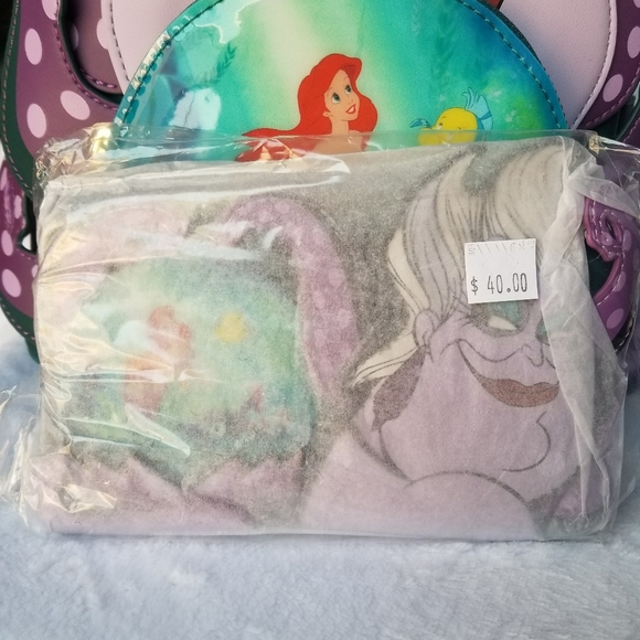 loungefly x Disney Ursula backpack + wallet - Picture 2 of 11
